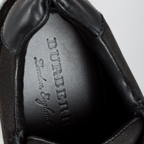 *SOLD* Burberry Black Regis Sneakers - Picture 9 of 11